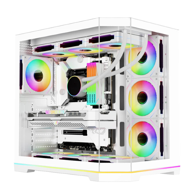 Factory-Priced Mini Gaming Tower PC Cabinet USB3.0 USB2.0 Micro ATX ITX Computer Accessories Low MOQ for Gamers