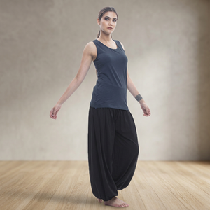 Customize Yoga Vest <b>Top</b> With <b>Racer</b> <b>Back</b> in Blue Color Perfect for Sports or Casual Wear for Adults Females at Cheap Rate - Product Image 3