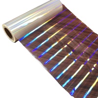Film de stratification d'impression de motifs laser d'usine BOPP transparent holographique