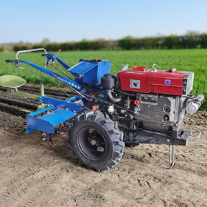 Two Wheel Mini Farm Tractors Tiller <b>Machine</b> 16hp 18hp 20hp 22hp <b>Walking</b> Tractor High Performance Farming Tool Ther Agriculture - Product Image 3