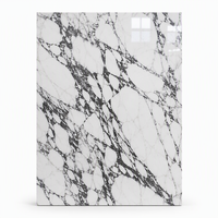 Vente Chaude Carrelage de Sol Grand Format en Grès Céramique Blanc Poli, Effet Maille Veineuse, Ignifuge et Antidérapant, Toutes Tailles Personnalisables, Direct Usine