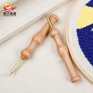 Pengda broderie stylo artisanat outil <span class=keywords><strong>bois</strong></span> cuivre en <span class=keywords><strong>bois</strong></span> poignée poinçon aiguille - Product Image 5