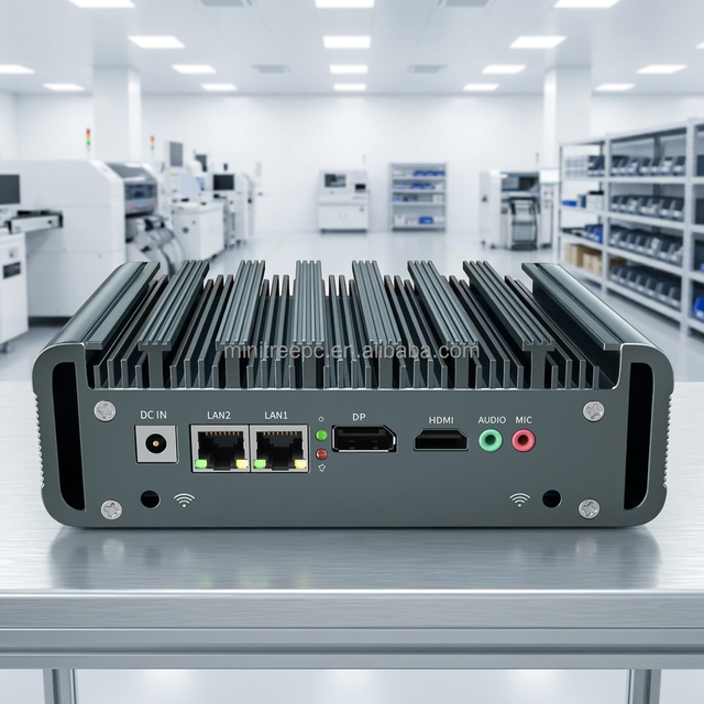 Fanless Industrial Computer Dual HD 4K Display Ops Mini PC Core I3-8130U I5-8250U I7-8550U Linux Win11 Industrial Embedded Box
