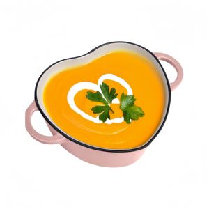 <span class=keywords><strong>Cocotte</strong></span> <span class=keywords><strong>en</strong></span> <span class=keywords><strong>fonte</strong></span> émaillée <span class=keywords><strong>en</strong></span> forme de cœur avec couvercle et doubles poignées pour mijoter, braiser et cuire au gaz ou sur cuisinières vitrocéramiques - Product Image 5