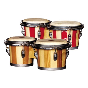 2024 Jingying Music Latin Drums Series,WB0708 7 y 8 pulgadas Piezas galvanizadas de madera Popular <span class=keywords><strong>Bongo</strong></span> Drums Performance <span class=keywords><strong>Bongo</strong></span> Drum - Product Image 1