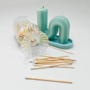 INS sicurezza aromaterapia candela tazza di fiammifero esteso 10cm moderno creativo personalizzato abbinamenti in barattolo di vetro - Product Image 6