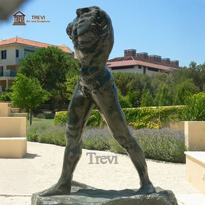 Famosa figura de Metal de tamaño real, estatua de Rodin, escultura de bronce para hombre caminando para decoración de jardín - Product Image 5