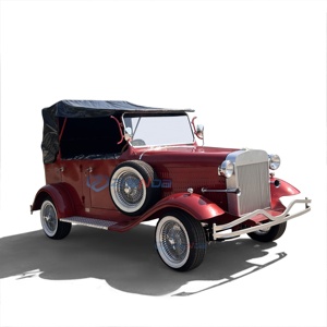 Classic Electric Zhenda Brand Xuchang Origin High Quality 5 Seats Vintage Retro Car for Sale - Product Image 3