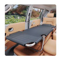 Lit de voyage pliable pour voiture, lit de siège arrière non gonflable, design moderne, lit de voiture pliable en plastique élégant, accessoire de sommeil pour voiture