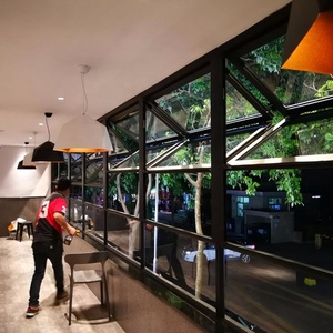 Fenêtres en aluminium à <span class=keywords><strong>double</strong></span> <span class=keywords><strong>vitrage</strong></span>, pliantes, pour cuisine, pliantes, en verre, pour maison, économes en énergie. - Product Image 3
