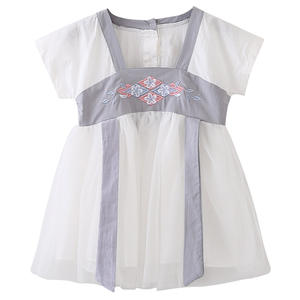 Vestido de Encaje para Niñas al por Mayor, Estilo Casual Tradicional Bávaro Kardashian, con Bordado y Diseño para Baile - Product Image 1