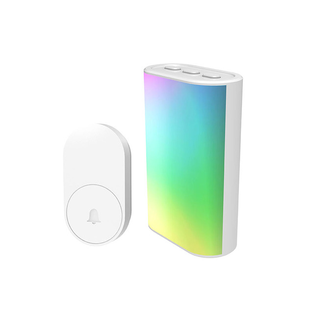 Smart Wireless Doorbell Wireless Doorbell  Colorful Lights  Doorbell with Waterproof