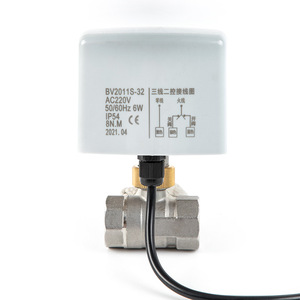 Vanne à boisseau électrique Converse DN20 PN25 filetée en acier inoxydable 304 AC220V pour le contrôle de l'eau, de l'air et de l'huile - Product Image 3