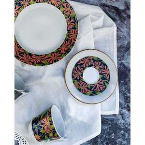 Paire de tasses à café Dionigi Rosenthal, compatibles lave-vaisselle et micro-ondes, motif oiseaux du paradis rouge et vert, style simple, impression par sublimation - Product Image 2