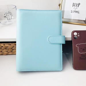 Custom A4 A5 A6 in pelle 6 anelli per photoshoot slot per schede di memoria con fotocopiatrice organizer per notebook con portafoglio - Product Image 5