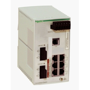 Commutateur réseau Ethernet PLC TCSESM083F23F1 de haute qualité, contrôleur dédié Modicon pour l'automatisation industrielle Lite, géré, 1 port - Product Image 1