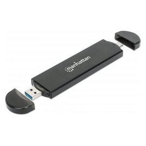 Caja externa para disco duro M.2 PCIe y SATA USB C y USB A Negra I CASE USB31C NGFFM2 - Product Image 4