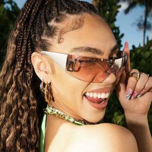 Nouvelles Lunettes de Soleil Vintage Dégradées Style Bouclier, Monture Large, Grandes Lunettes Monobloc Surdimensionnées Y2K pour Femme - Product Image 2