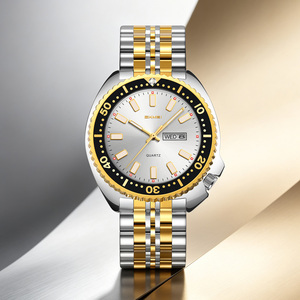 Reloj de Lujo con Logotipo Personalizado para Hombre, Reloj de Cuarzo con Correa de Acero Inoxidable, Analógico, de Buceo, Resistente al Agua, Moderno, al por Mayor y a Bajo Precio - Product Image 1