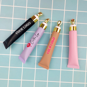 2026 Heißer Verkauf Veganes Aufpolsterndes Klares Lippenöl Tint Tierversuchsfreies Frucht-Farbwechsel-Lippenöl mit Massagekopf Quetschtube - Product Image 2