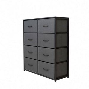 Commode autoportante moderne en tissu pour salon, durable, avec panneaux en MDF et acier inoxydable, en pin, disponible en plusieurs couleurs - Fournisseur en gros - Product Image 1