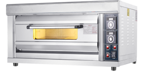 Four de pont électrique Équipement de boulangerie commerciale Fabrication de <span class=keywords><strong>pain</strong></span> à pizza Four électrique 1 pont 2 plateaux YMD-102 - Product Image 2
