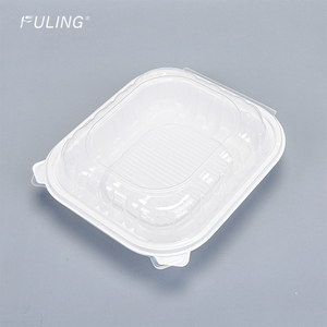Fuling vỏ sò đưa ra thực phẩm container trắng rõ ràng bản lề để đi mfpp container - Product Image 4
