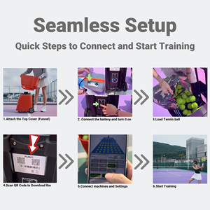 La nouvelle capacité de liste 100 balle contrôlée par APP aléatoire servir la machine d'entraînement de balle de <span class=keywords><strong>padel</strong></span> de tennis pour l'enseignement du <span class=keywords><strong>padel</strong></span> - Product Image 5