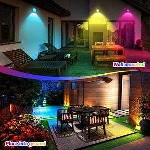 Lámpara Solar RGB para Jardín, Focos LED para Exteriores - Product Image 2