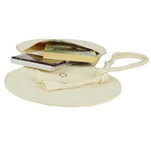 กระเป๋าสะพายข้างขนาดเส้นผ่าศูนย์กลาง22ซม. ผ้าแคนวาสสายเดี่ยวสไตล์ญี่ปุ่นของผู้หญิง - Product Image 4