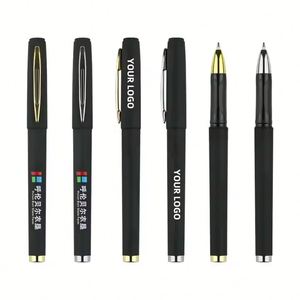 Bolígrafos Promocionales de Plástico Cuadrados con Gel, Acabado de Goma, Tinta Negra, Multicolor, Económicos, para Hotel, con Logotipo Personalizado, en Stock - Product Image 3