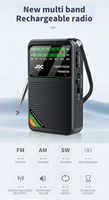 Radio AM FM SW miniature rechargeable Joc Tg-77 avec prise casque