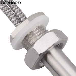 <span class=keywords><strong>Résistance</strong></span> de chauffage électrique, tube en acier inoxydable, diamètre <span class=keywords><strong>12v</strong></span>, <span class=keywords><strong>100w</strong></span>, M16, élément de chauffage tubulaire, modèle industriel droit, bon prix - Product Image 3