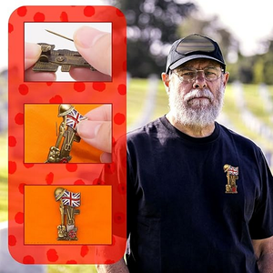 Regalo di decorazione dal design unico per non dimenticare la spilla con risvolto con bandiera union Jack - Product Image 2