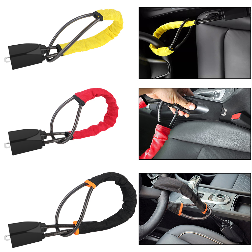 Sinodiving Universal Anti-Theft Car Steering Wheel Lock 251229YMHL313 | U-Shaped Vehicle Security De