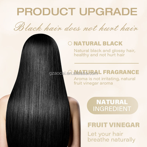 Vente en gros de gel colorant capillaire à l'huile de gingembre biologique, 500 ml * 2, gel colorant capillaire noir permanent à base de plantes pour les <span class=keywords><strong>cheveux</strong></span> - Product Image 5