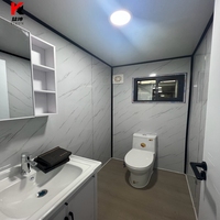 Amérique du Sud Jardin Minuscule Maison Mobile Extensible de 40 pieds Maisons Portables 2 3 Chambres Maisons Capsules pour Villa