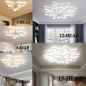 Hiện đại Acrylic <span class=keywords><strong>LED</strong></span> Đèn chùm ánh sáng trần thông minh thiết kế trong nhà phòng trang trí với điều khiển từ xa sắt cơ sở AC Nguồn điện - Product Image 4