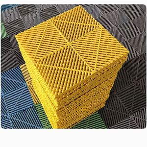 Baldosa de plástico entrelazada para garaje, azulejo industrial resistente para almacén, losa para suelo, garajes - Product Image 4