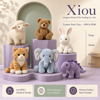 Personnalisation en gros de jouets en peluche - Fabricant OEM de poupées rembourrées en coton PP doux, jouets compagnons pour enfants, cadeaux d'anniversaire
