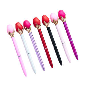 Bolígrafo Publicitario Creativo BECOL con Forma de Rosa, Elegante Bolígrafo de Plástico con Diseño Floral para Regalos de San Valentín para Damas - Product Image 2