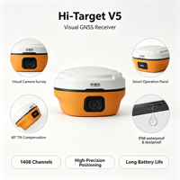 Receptor GNSS RTK de Alta Precisión Hi Target V5 con Cámara Dual IP68, Receptor para Topografía GPS RTK GNSS