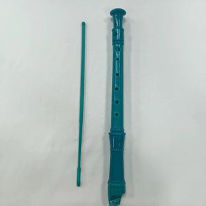 Flûte à <span class=keywords><strong>bec</strong></span> soprano 8 trous avec tige de nettoyage vert Style allemand Instrument de flûte à <span class=keywords><strong>bec</strong></span> Instrument de flûte pour enfants et débutants - Product Image 2