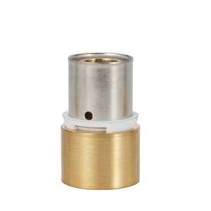 Raccords de tuyauterie en laiton poli de 20mm pour accessoire de soudage de tuyaux composites multicouches Pex-Al-Pex - Product Image 3