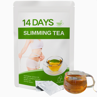 Thé minceur 14 jours pour la perte de poids, thé nettoyant naturel à base de plantes, faible en glucides, sachet pour éliminer la graisse du ventre - Adultes