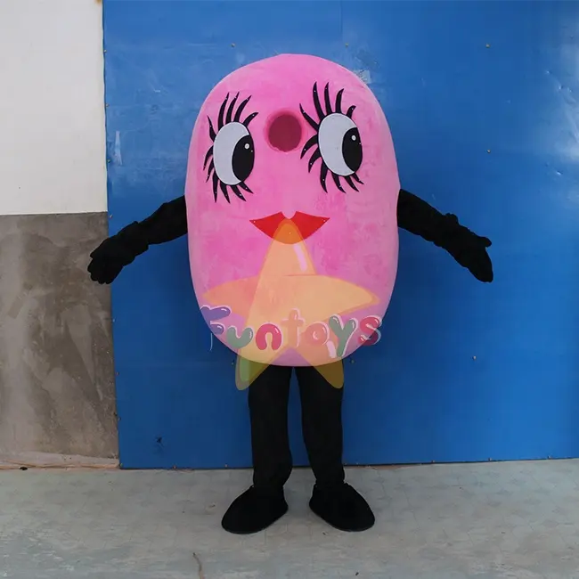 Costume de mascotte à barbe à papa rose en peluche Funtoys Cosplay Costumes de mascotte personnalisés pour adultes pour enfants fête divertissement événement spectacle