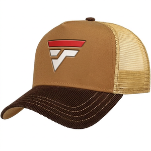 ODM OEM Brown Mesh Back 6-Panel Adjustable Cap Embroidered Logo Lightweight Camo Hunting <b>Hat</b> for <b>Men</b> Boys Outdoor <b>Waterproof</b> <b>Hat</b> - Product Image 1