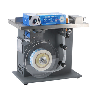 Semi-automatic Carton Labeling Machines Right Angle Carton Box Corner Tabletop Labeling Machine Unopened Box <b>Label</b> <b>Applicator</b> - Product Image 2