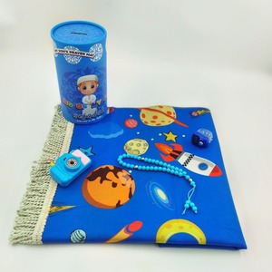 Lot de 5 chapelets de prière islamiques en polyester lavables avec compteur numérique, tapis de prière personnalisé pour enfants musulmans 50x90cm, cadeau Ramadan Aïd - Product Image 2