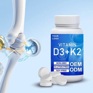แท็บเล็ตมีวิตามิน D3และ <span class=keywords><strong>K2</strong></span>สารอาหารยาวิตามิน <span class=keywords><strong>K2</strong></span> - Product Image 1